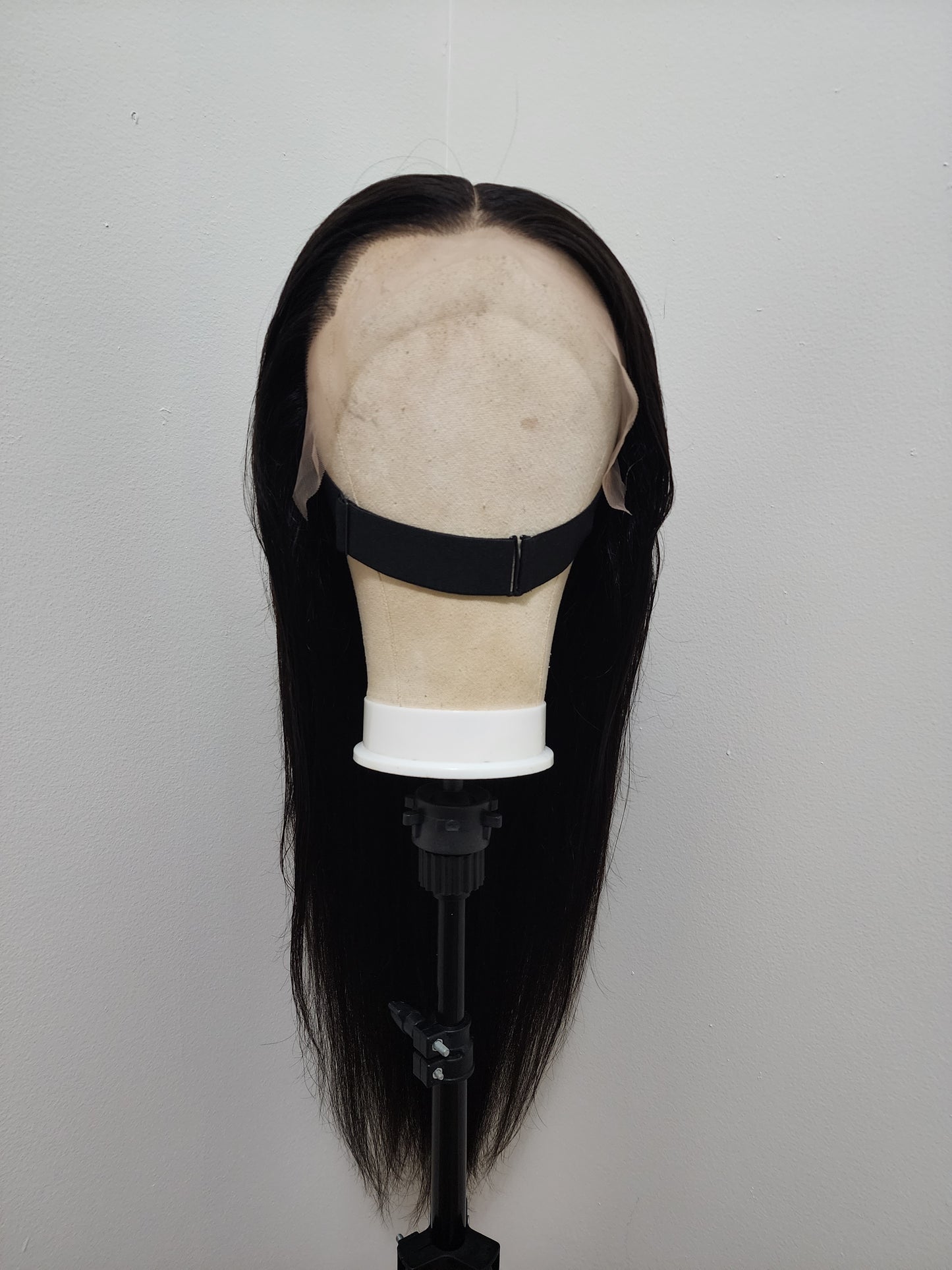 Straight 100% Human Hair HD Lace Frontal with Adjustable Band for Glueless Option